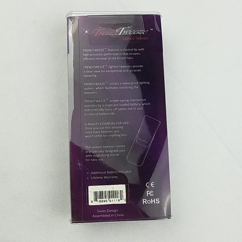 Trend‎ Tweeze slant tweezer w/light and case